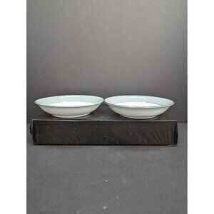 Seyei Fine China 398 Gray Platinum 5 1/2" Dessert Berry Bowl Lot of 2